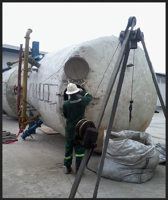 Horizontal Cement Silo